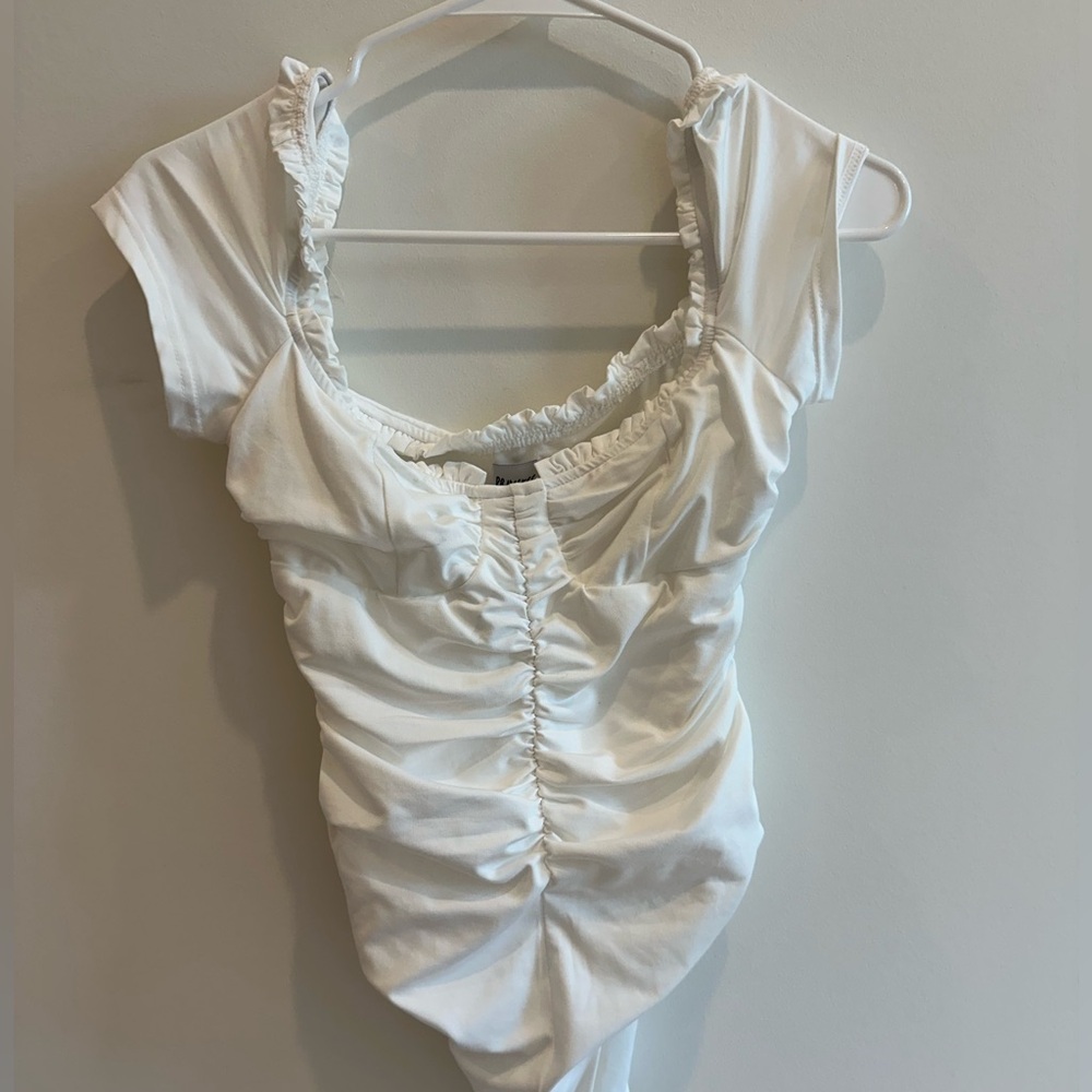 princess polly bustier white body suit
